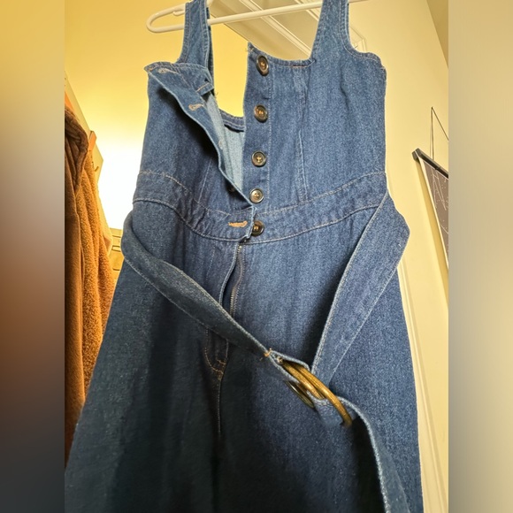 BDG Urban Outfitters Denim Romper w Buckle Detail - Picture 3 of 4
